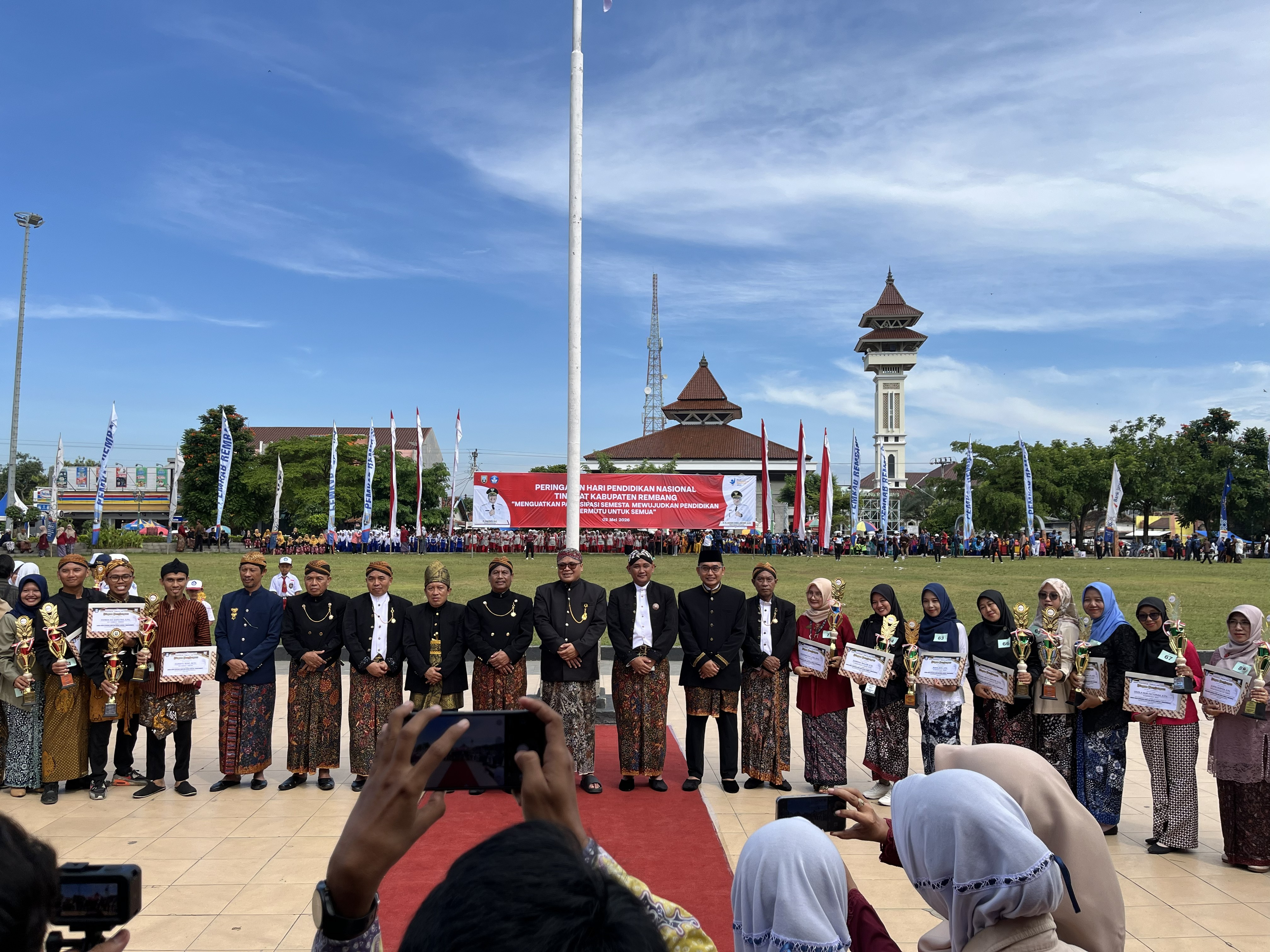 Apresiasi Guru dan Kepala Sekolah Hardiknas 2026, Dindikpora Rembang Tampilkan Praktik Baik di Satuan Pendidikan