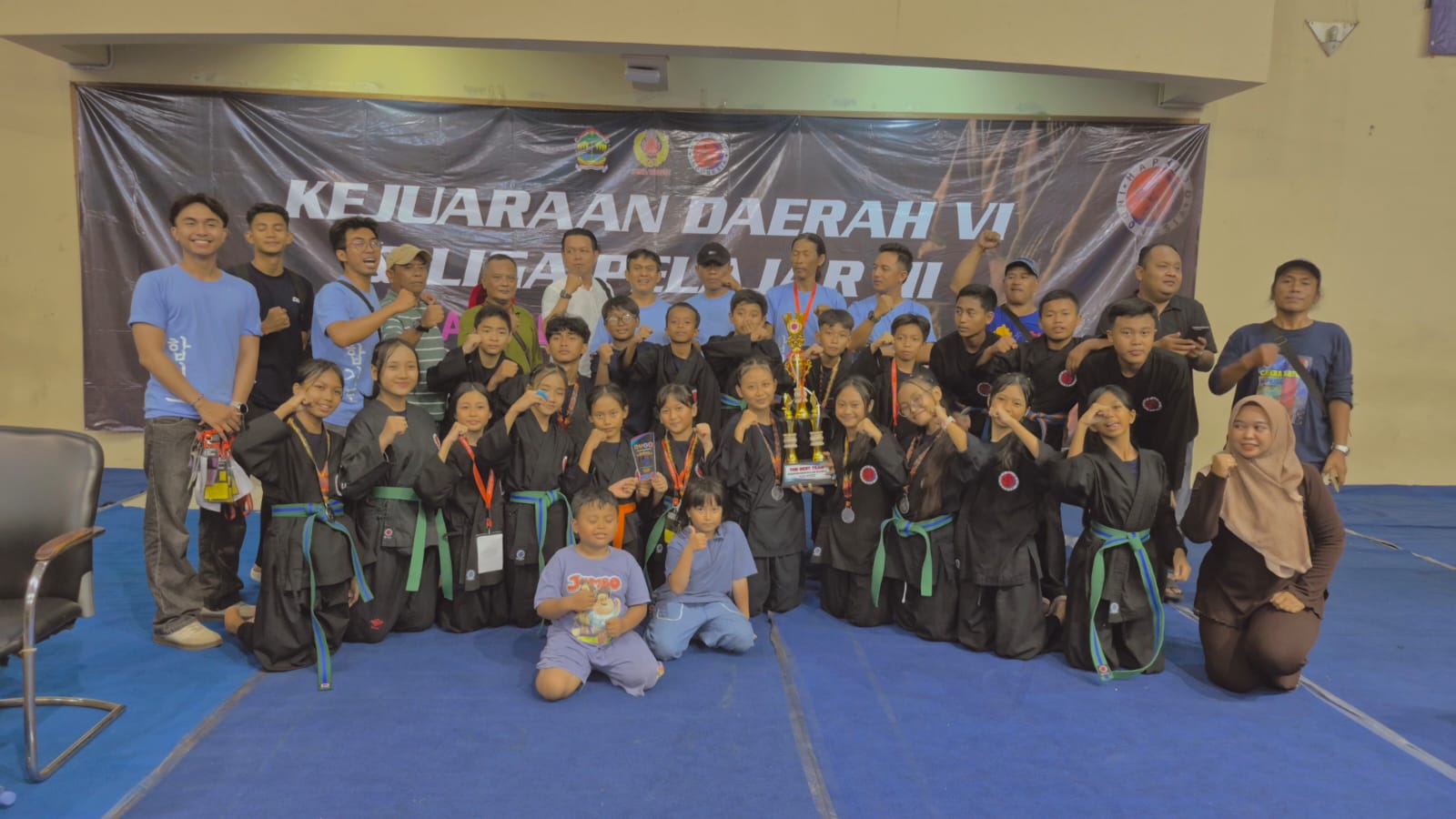 Kontingen Hapkido Rembang Raih Best Team Jawa Tengah pada Kejurda VI dan Liga Pelajar III Hapkido Jawa Tengah
