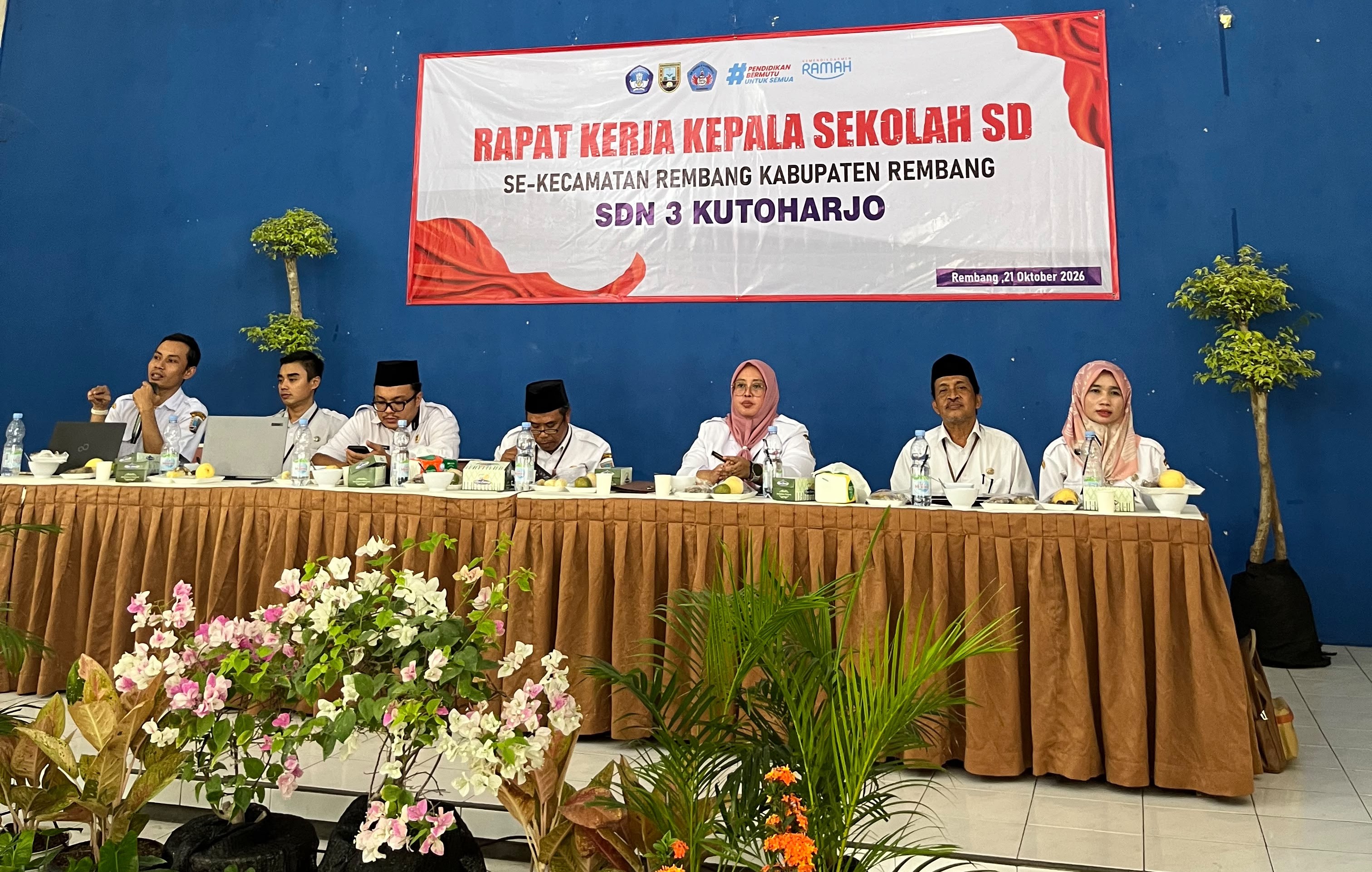 Rapat Kerja Kepala Sekolah SD se-Kecamatan Rembang Bahas RSDM, Dapodik, Mutasi, dan Promosi